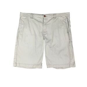 Tommy Bahama Shorts Mens 38 Putty Beige Cotton Stretch Flat Front Casual Golf